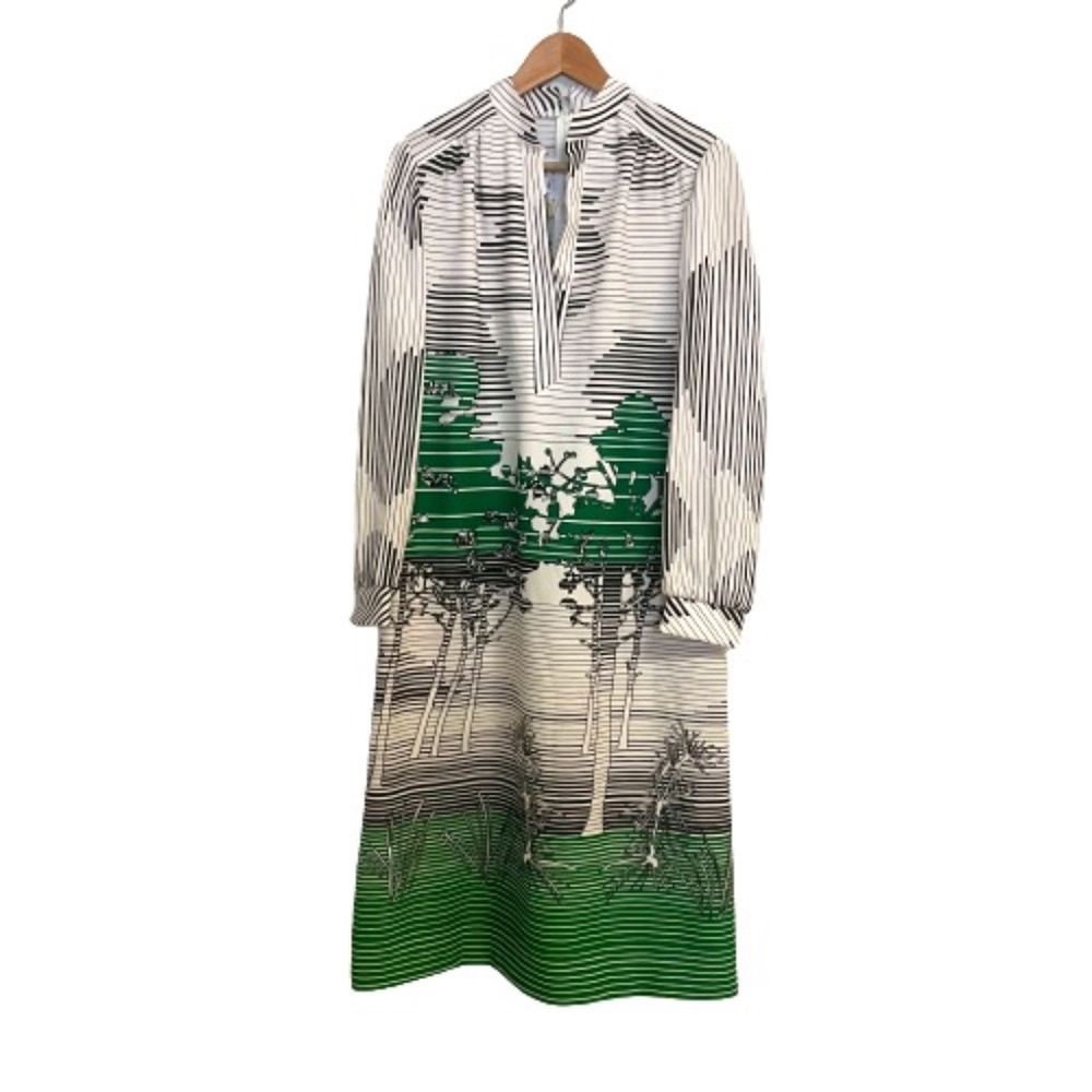 Vintage Leslie Fay Psychedelic Dress